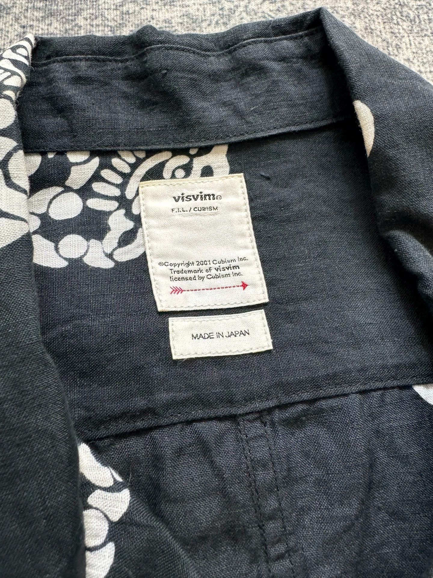 Visvim VISVIM 21SS FREE EDGE LITTLE CLOUD Shirt 3 Black Dyed Size US L / EU 52-54 / 3 - 2 Thumbnail