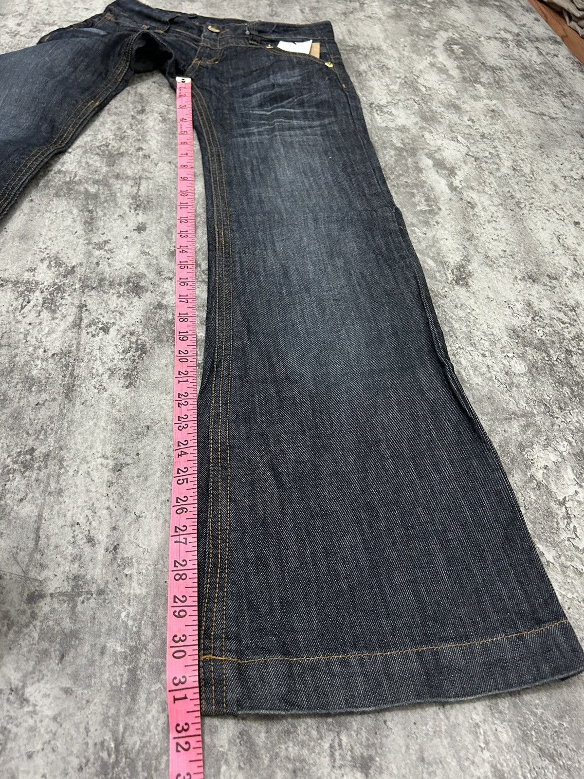 If Six Was Nine × Japanese Brand × Tornado Mart Japanese Sky Bomber Flare Jeans Size US 30 / EU 46 - 21 Thumbnail