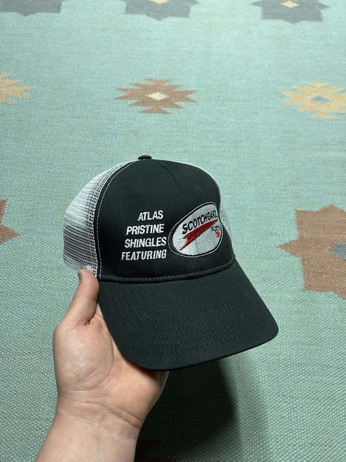 Vintage Scotchgard snapback trucker hat 3M embroidered logo black Size ONE SIZE - 1 Thumbnail
