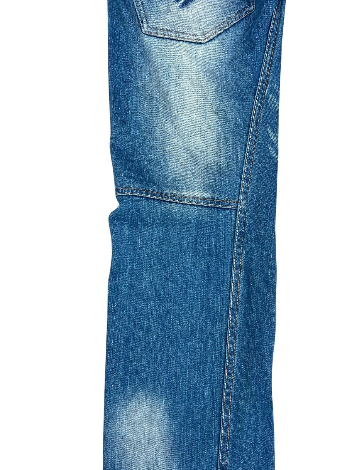 Japanese Brand Mud Wash Denim Double Waist Dominate Handcrafted Jeans Size US 30 / EU 46 - 14 Thumbnail