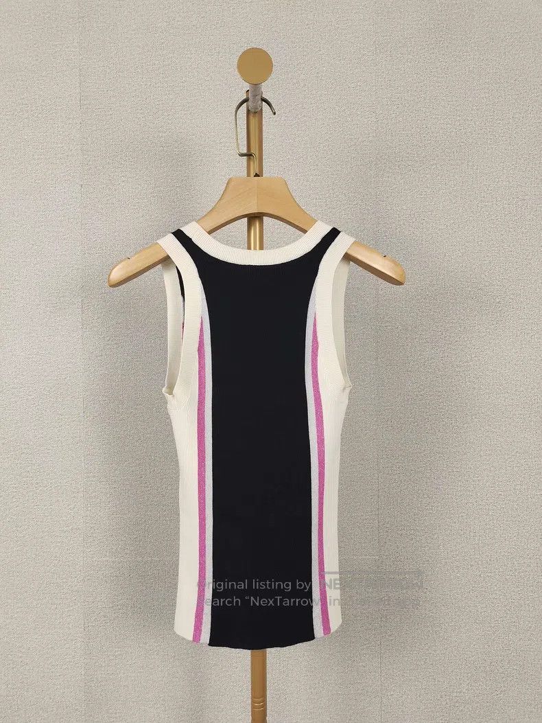 Chanel Chanel Sequin double C knitted vest Size XXS / US 00 / IT 34 - 2 Thumbnail