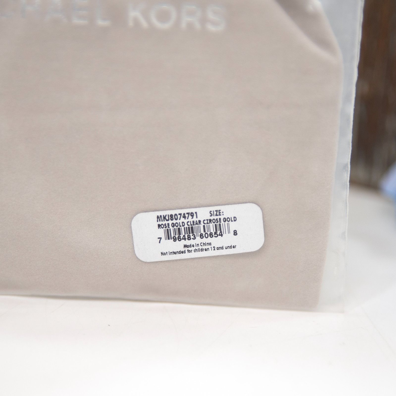 Michael Kors Michael Kors Metallic Muse Pave CZ Crystal Rose Gold Plated Size ONE SIZE - 3 Thumbnail