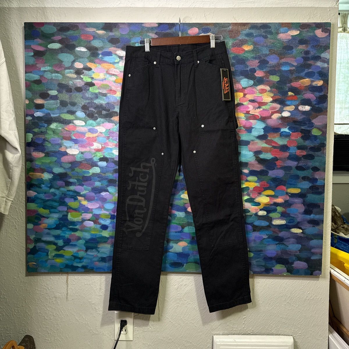 Von Dutch VON DUTCH Originals Double Knee Carpenter Jeans 30 x 32 Size US 30 / EU 46 - 1 Thumbnail