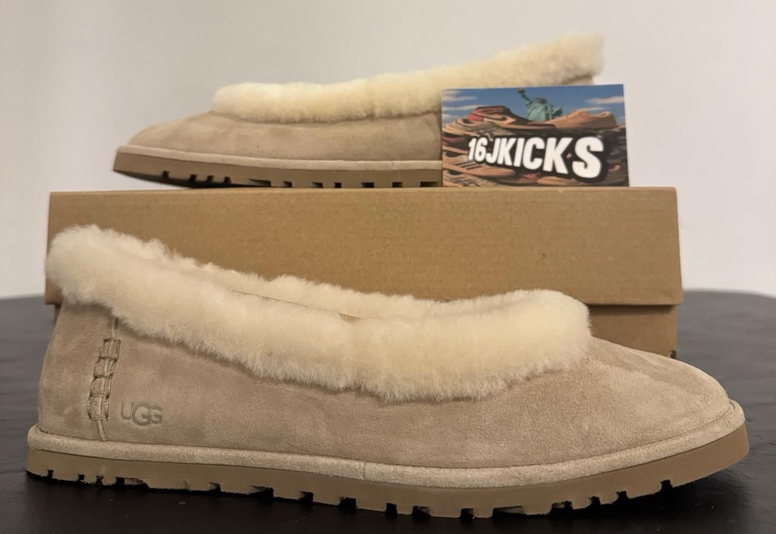 Ugg UGG Zora Ballet Flat Women's Size 6 Sand (W1178111) Size US 6 / IT 36 - 1 Thumbnail