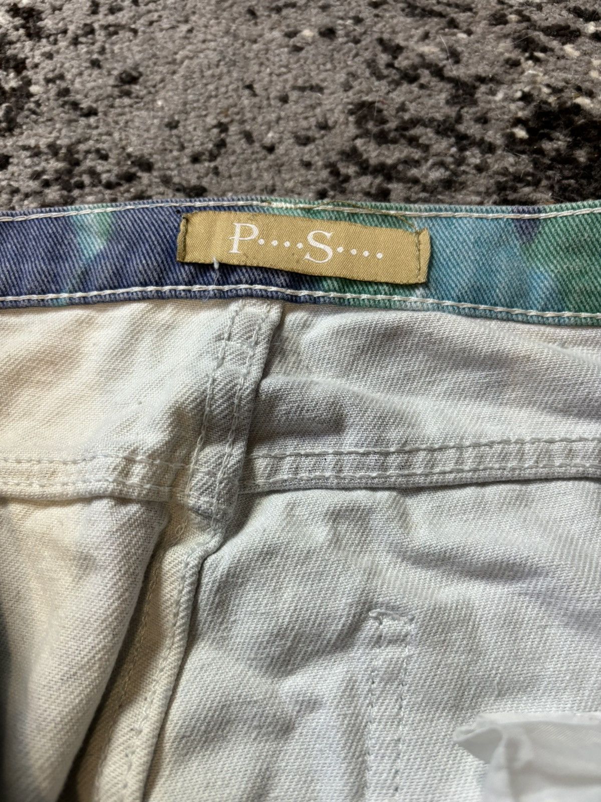 Designer × Japanese Brand × Vintage Vintage Abstract Marble print jeans Size 30" / US 8 / IT 44 - 2 Thumbnail