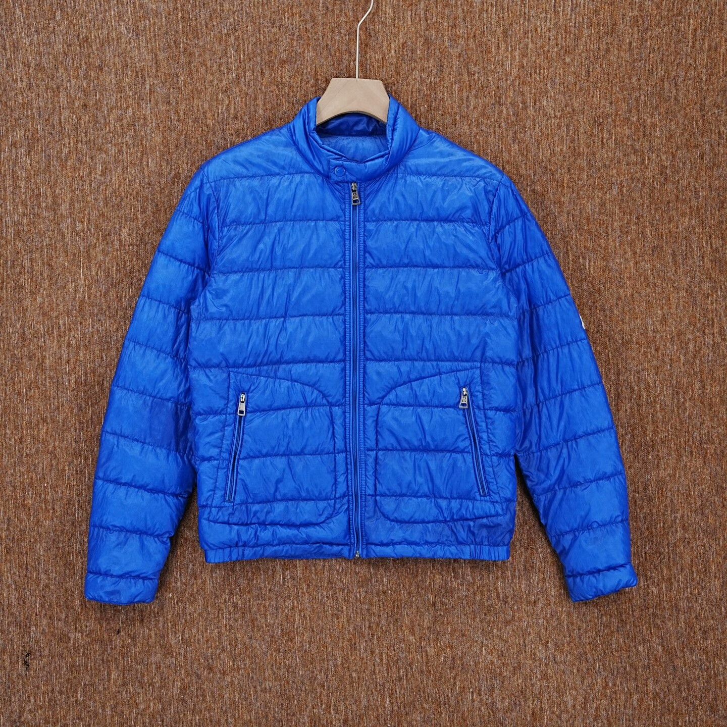 Moncler Moncler Lightweight Down Blue Heavy Coat S Men Size US S / EU 44-46 / 1 - 1 Thumbnail