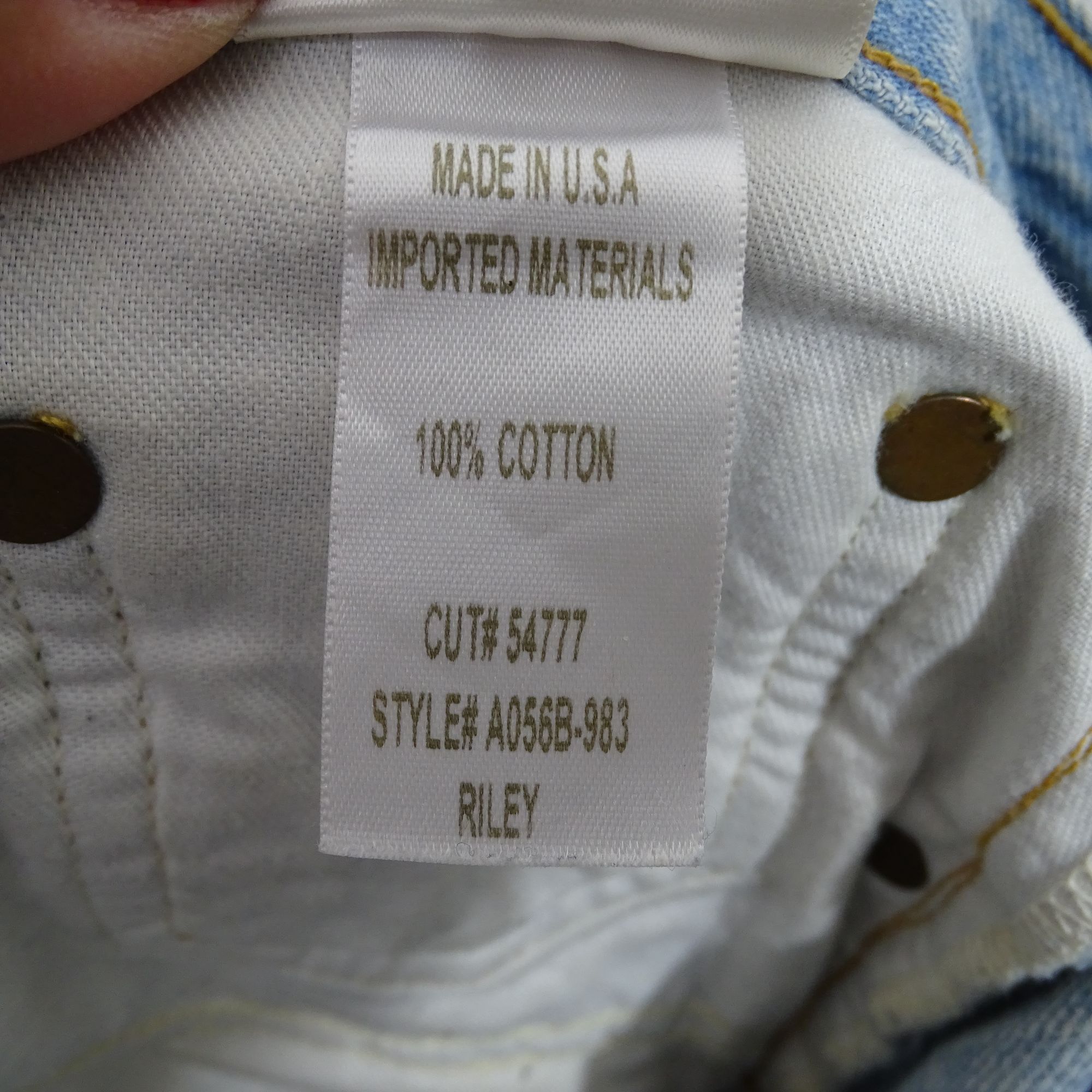 Agolde Agolde Riley High Rise Slim Straight Ripped Jeans Size 25 Li Size 25" / US 0 / IT 36 - 6 Thumbnail