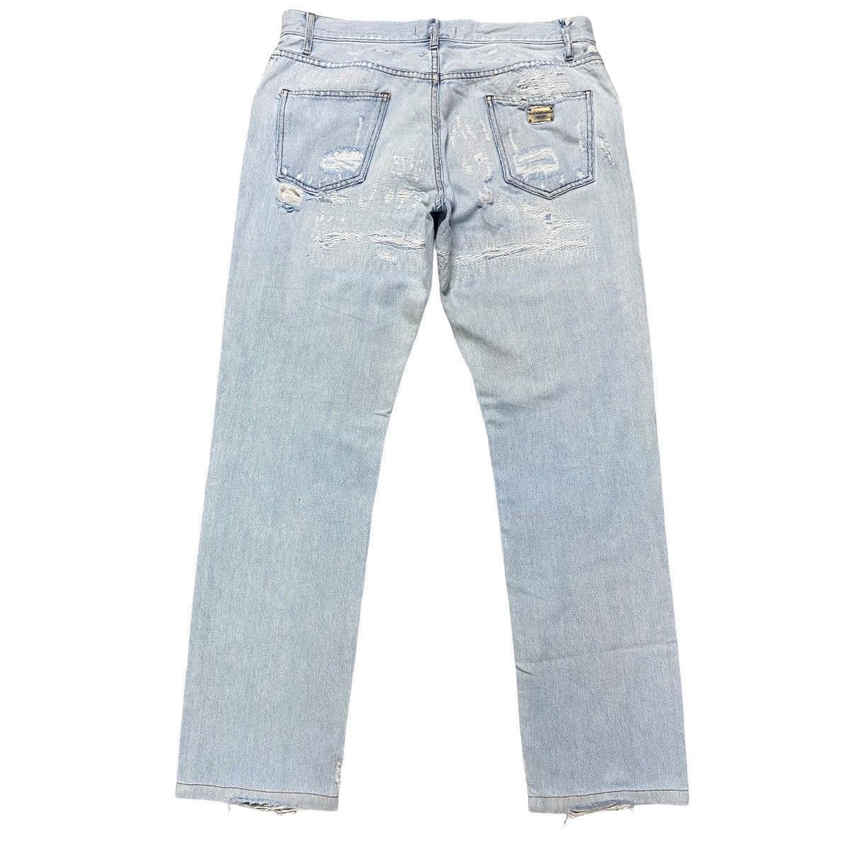 Dolce & Gabbana Dolce&Gabbana Repaired Denim Jeans Size US 32 / EU 48 - 2 Thumbnail