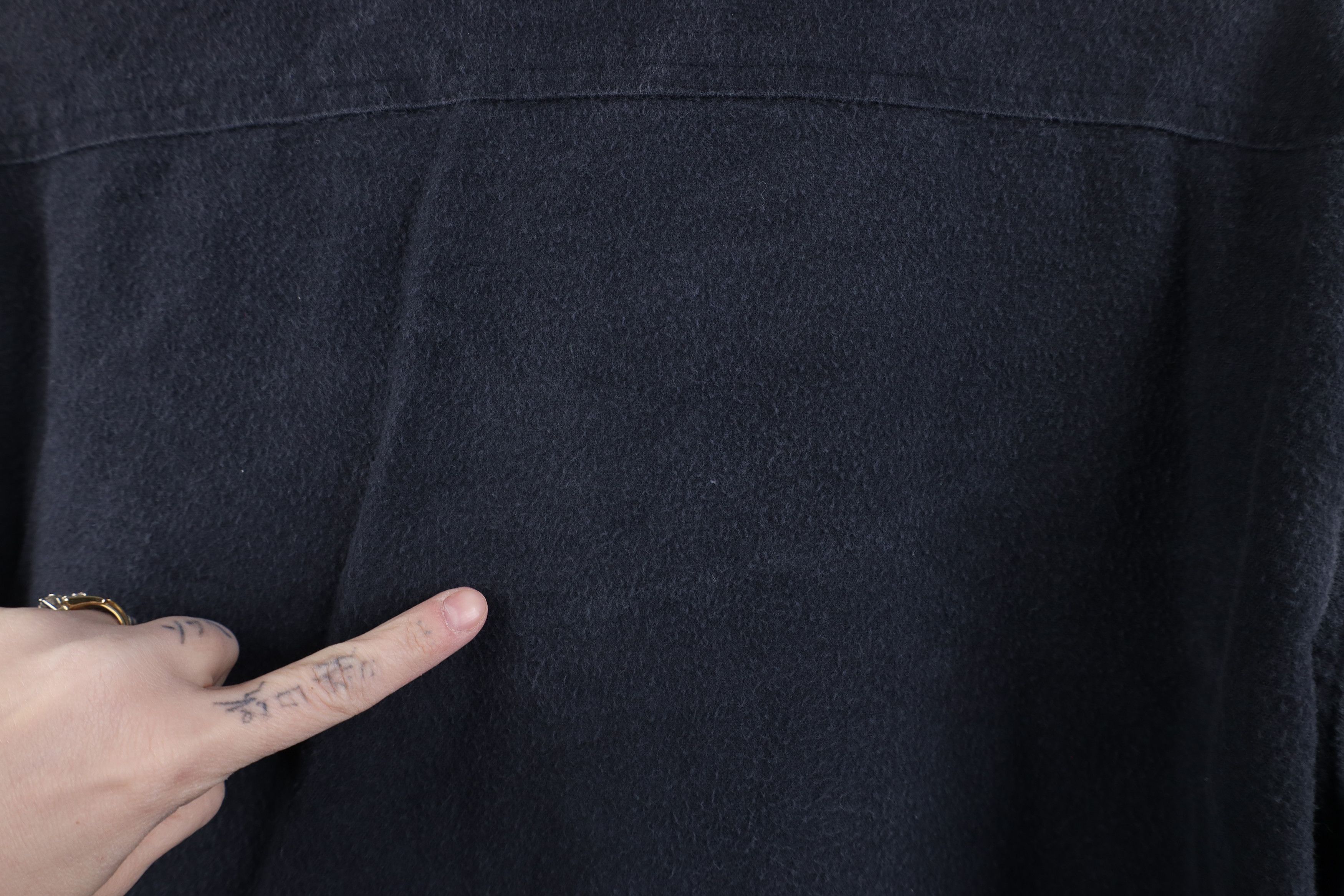 Vintage Vintage 70s Streetwear Collared Button Shirt Dark Gray Size US XL / EU 56 / 4 - 12 Thumbnail