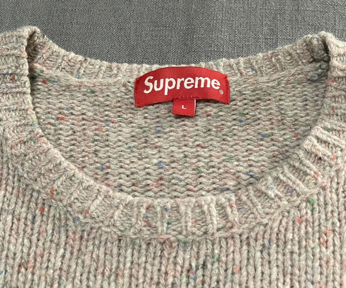 Supreme Small Box Speckle Sweater - L