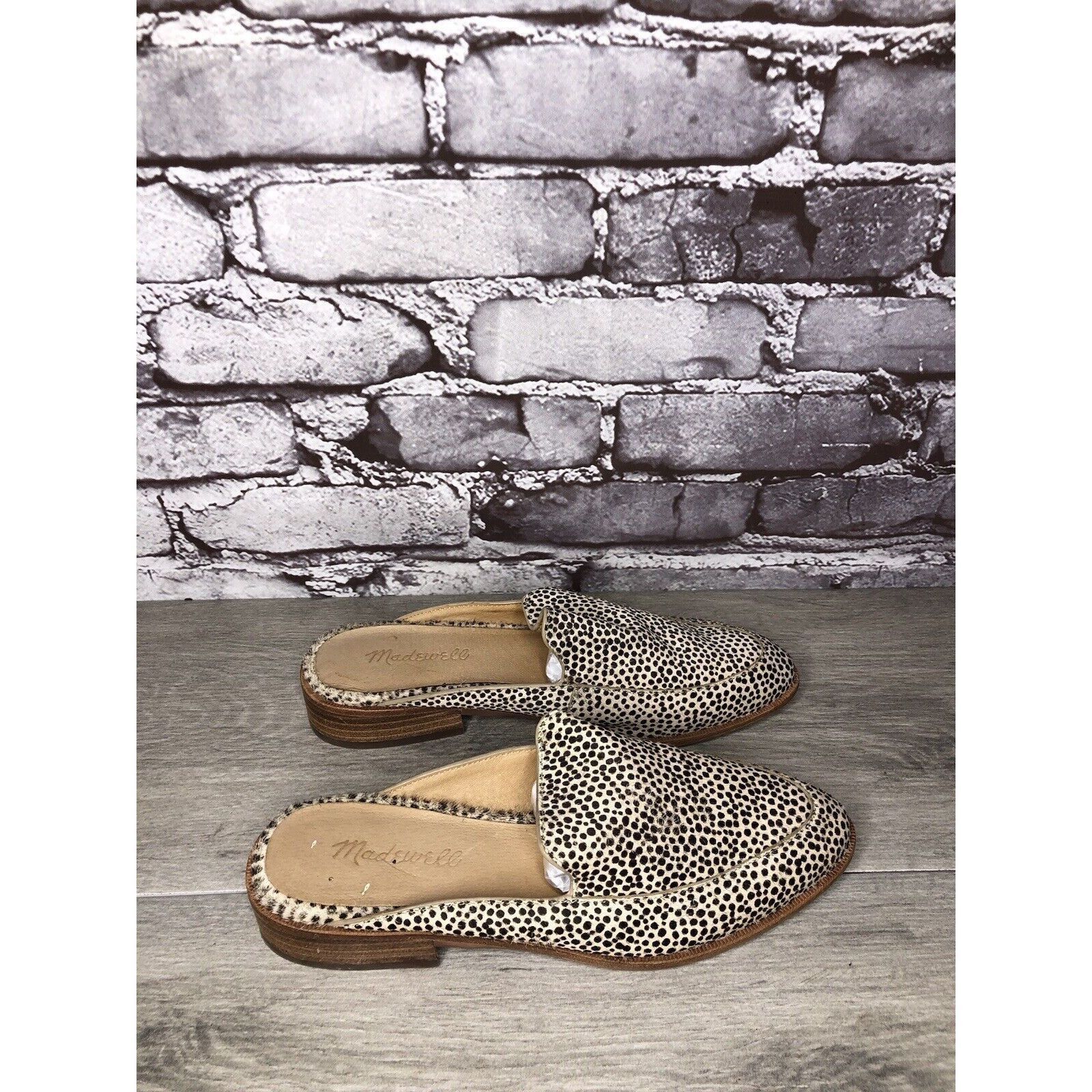 Madewell Madewell Remi Leopard Spots Calf Hair Leather Flats Mules Wo Size US 6 / IT 36 - 12 Thumbnail