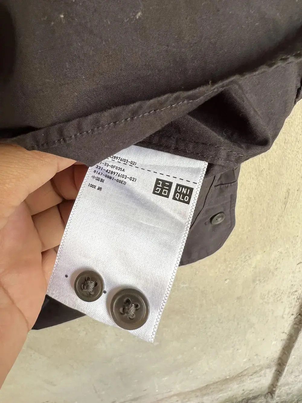 Christophe Lemaire Japanese Brand Uniqlo X Christophe Lemaire Plain Shirt Size US L / EU 52-54 / 3 - 5 Thumbnail