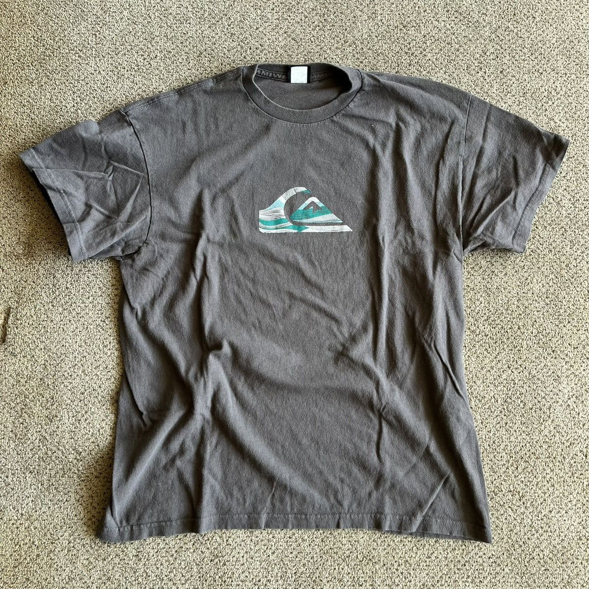 Quicksilver Vintage Y2K Men’s Quicksilver Big Logo Tee Shirt Size US M / EU 48-50 / 2 - 2 Thumbnail