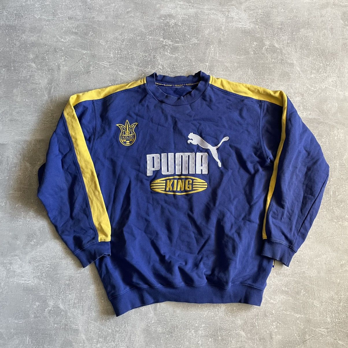 Puma Vintage Puma King Ukraine Soccer Sweatshirt Football jersey Size US M / EU 48-50 / 2 - 1 Thumbnail