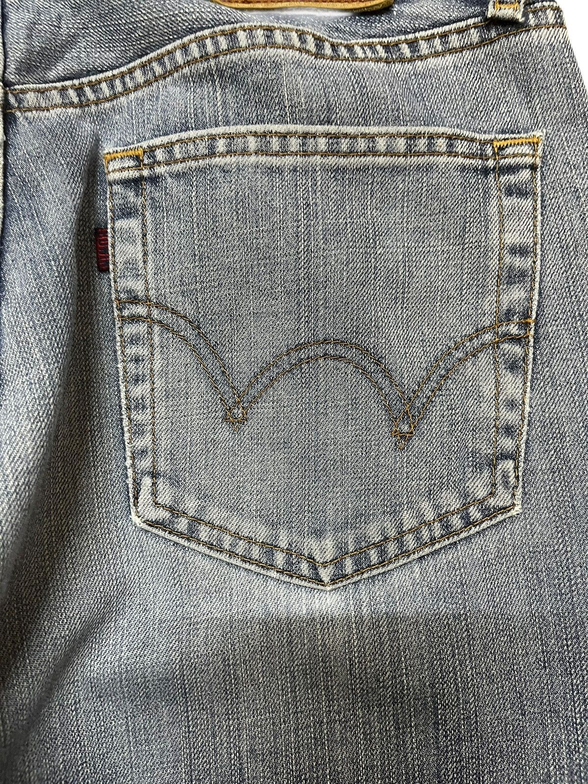 Edwin Vintage Edwin 503zz Faded Distressed Denim Size US 31 - 7 Thumbnail