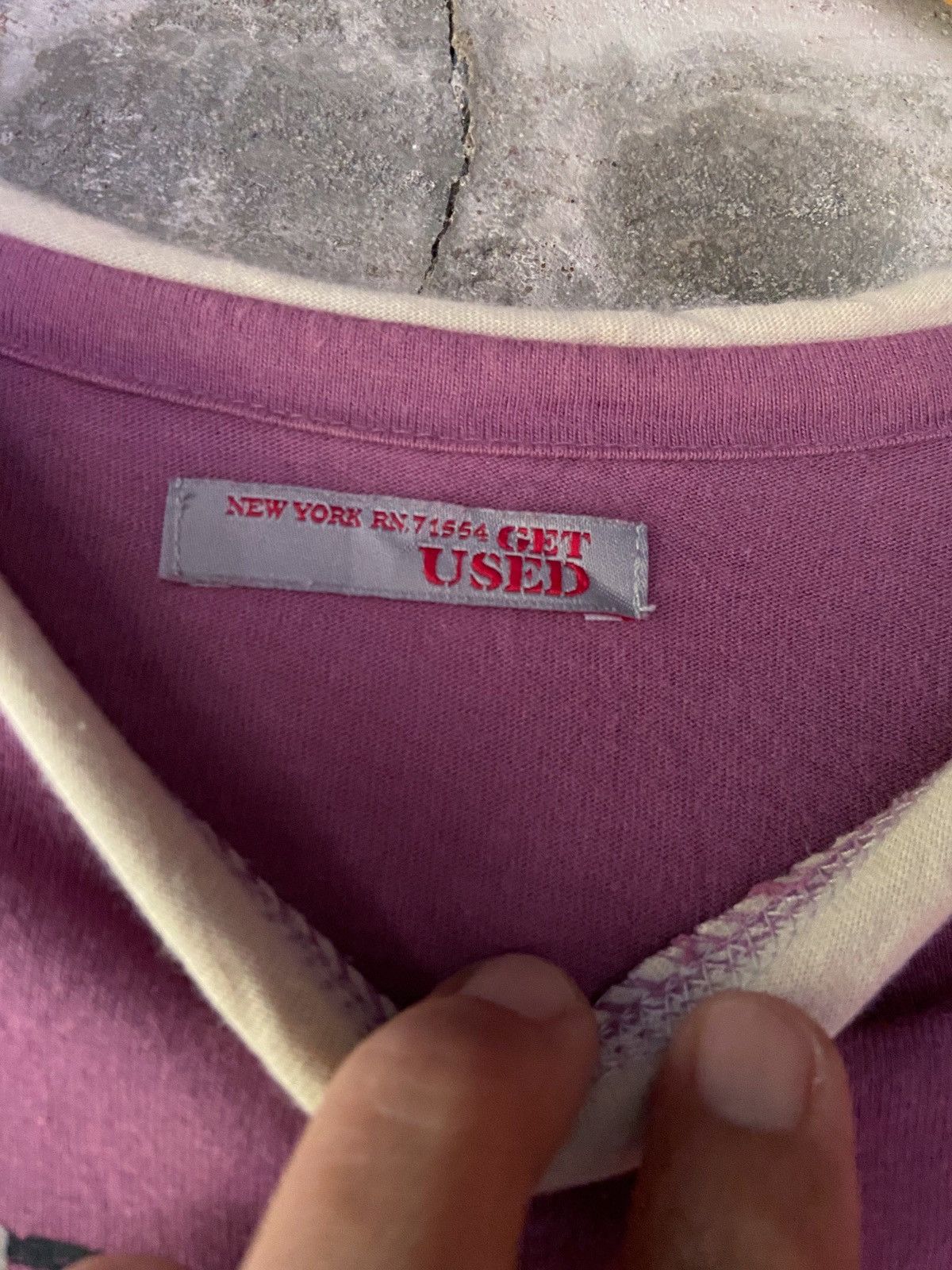 Japanese Brand GET USED DOUBLE LAYER STYLE LONG SLEEVE Size US L / EU 52-54 / 3 - 10 Thumbnail