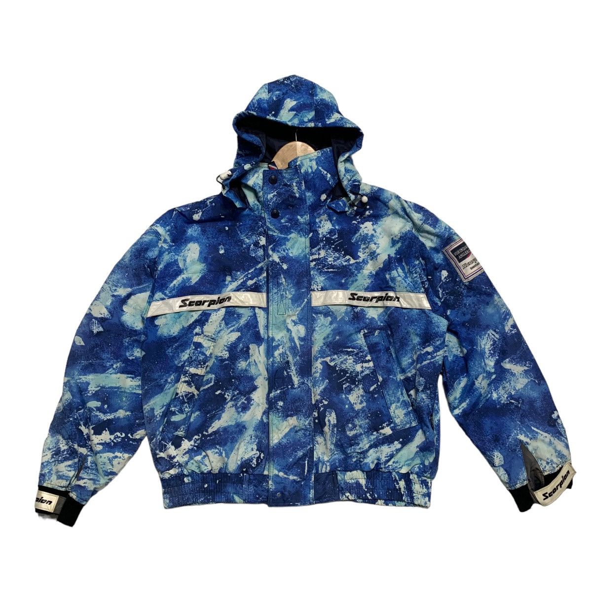 Japanese Brand Scorpion Shimano Tie Dye Skiwear Jacket Size US L / EU 52-54 / 3 - 1 Thumbnail