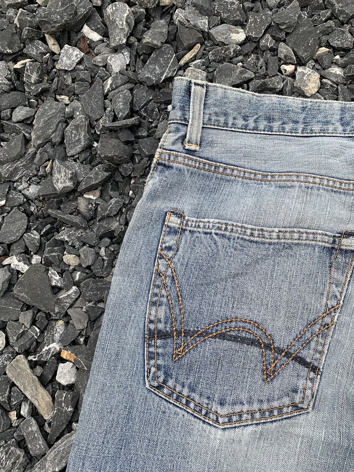 Other VINTAGE EDWIN 505V SELVEDGE FADED JAPANESE DISTRESSED DENIM Size US 38 / EU 54 - 12 Thumbnail