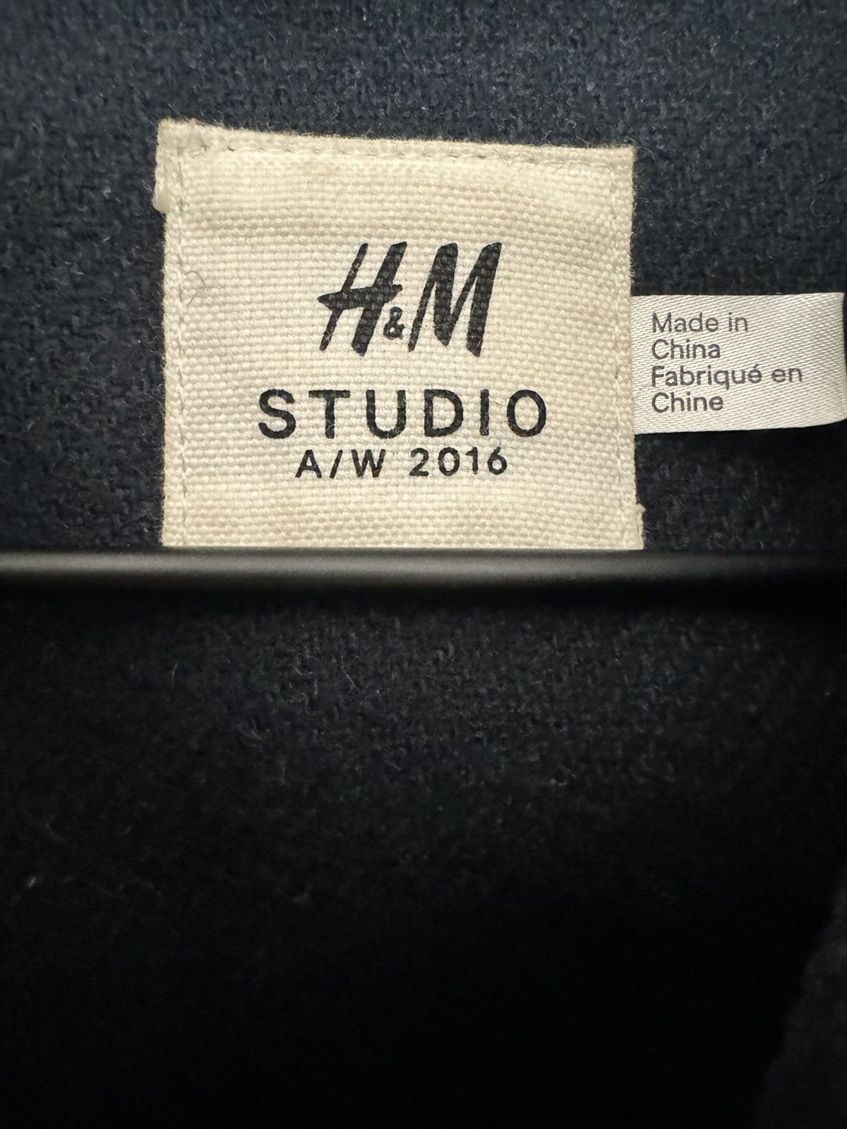 H&M A/W 2016 H&M Studio Wool Trucker Jacket Frayed Size US L / EU 52-54 / 3 - 8 Thumbnail