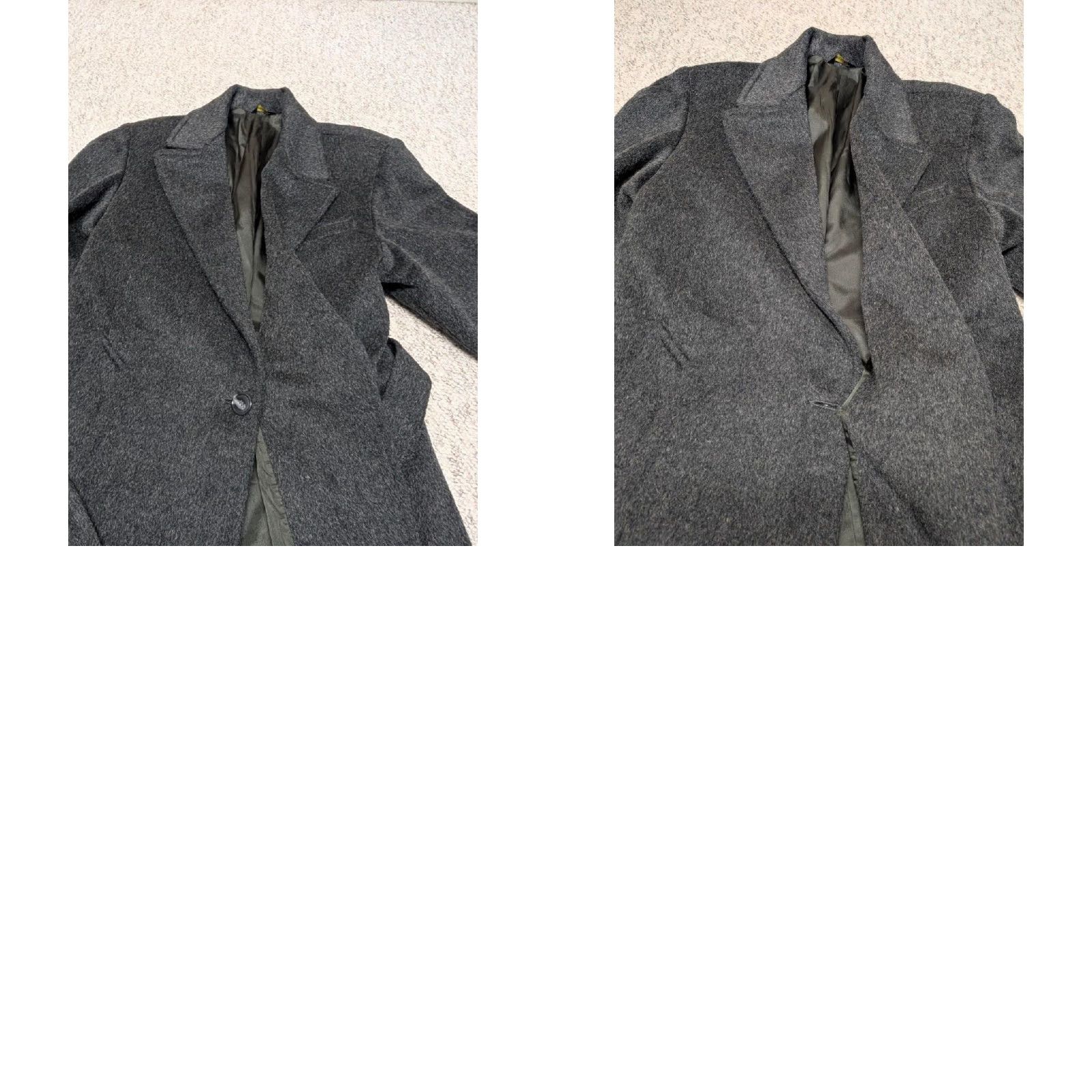 Doublet VINTAGE American Male overcoat Wool belted Double Breasted long coat Men XS Black Size US S / EU 44-46 / 1 - 10 Thumbnail