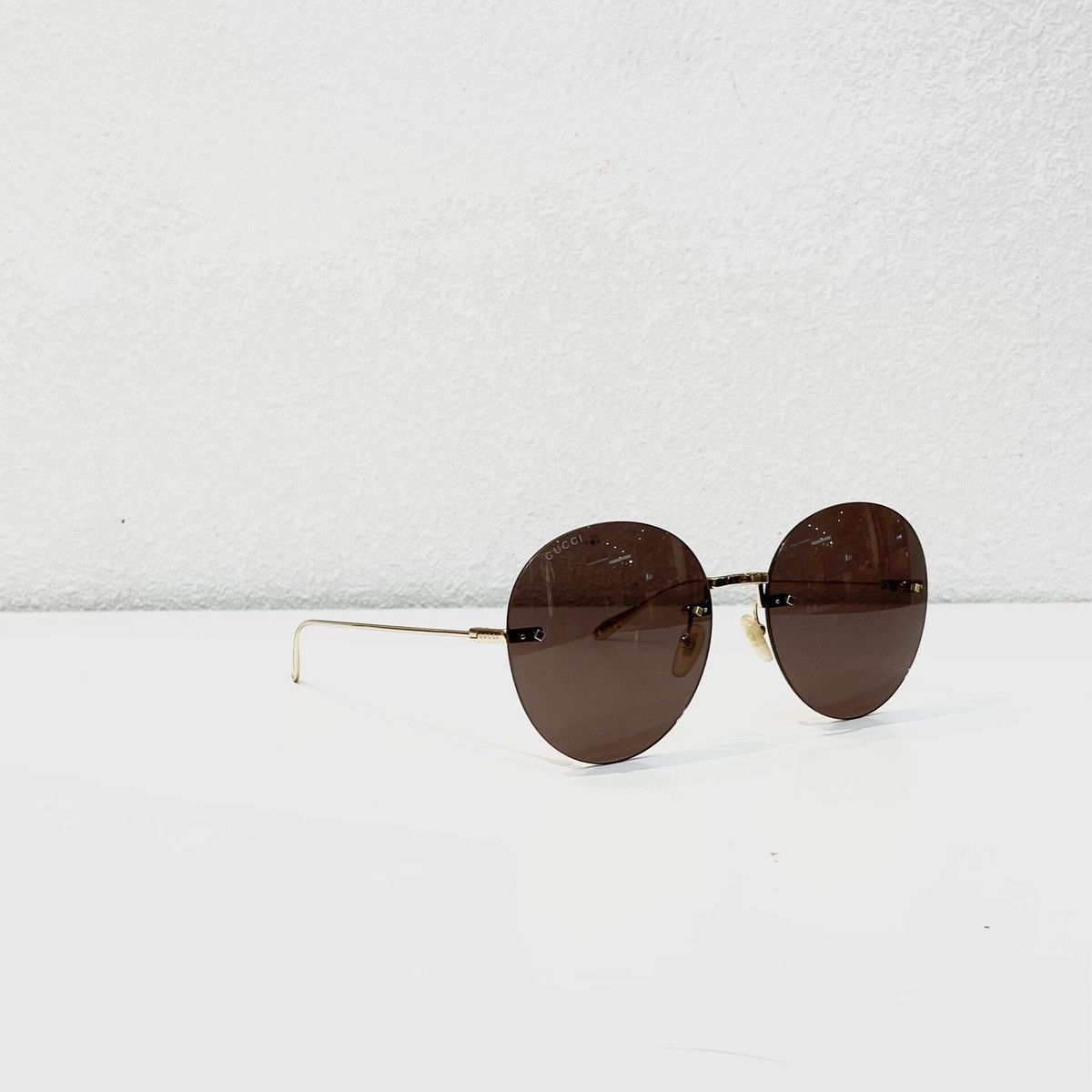 Gucci Gucci GG1149S round rimless women's sunglasses Size ONE SIZE - 4 Thumbnail