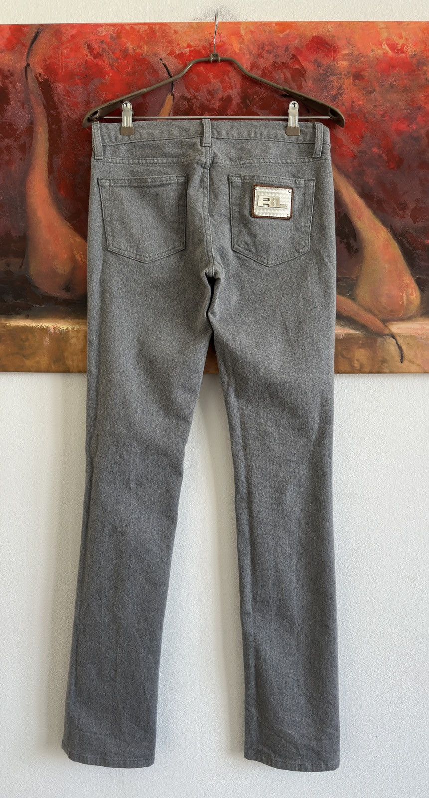 Ralph Lauren Ralph Lauren 888 Gray Denim Jeans Size 29 Size 29" - 1 Thumbnail
