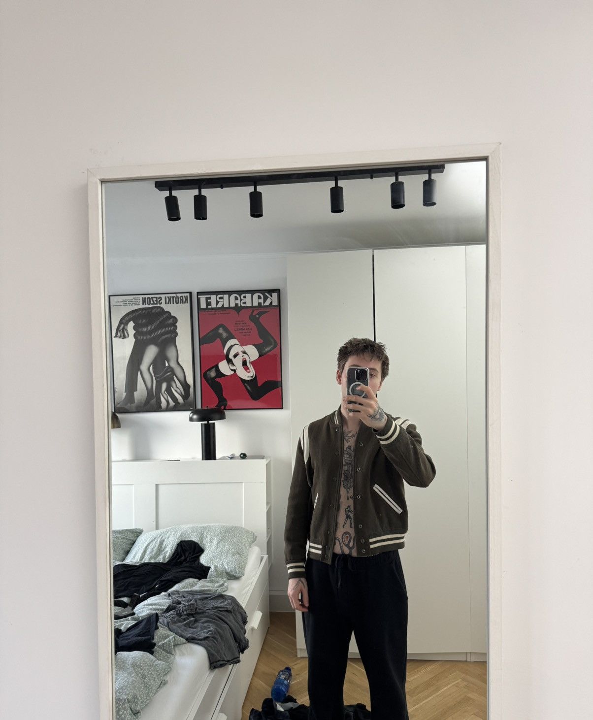 Saint Laurent Paris SLP Saint Laurent Paris olive hedi slimane teddy jacket Size US L / EU 52-54 / 3 - 6 Thumbnail