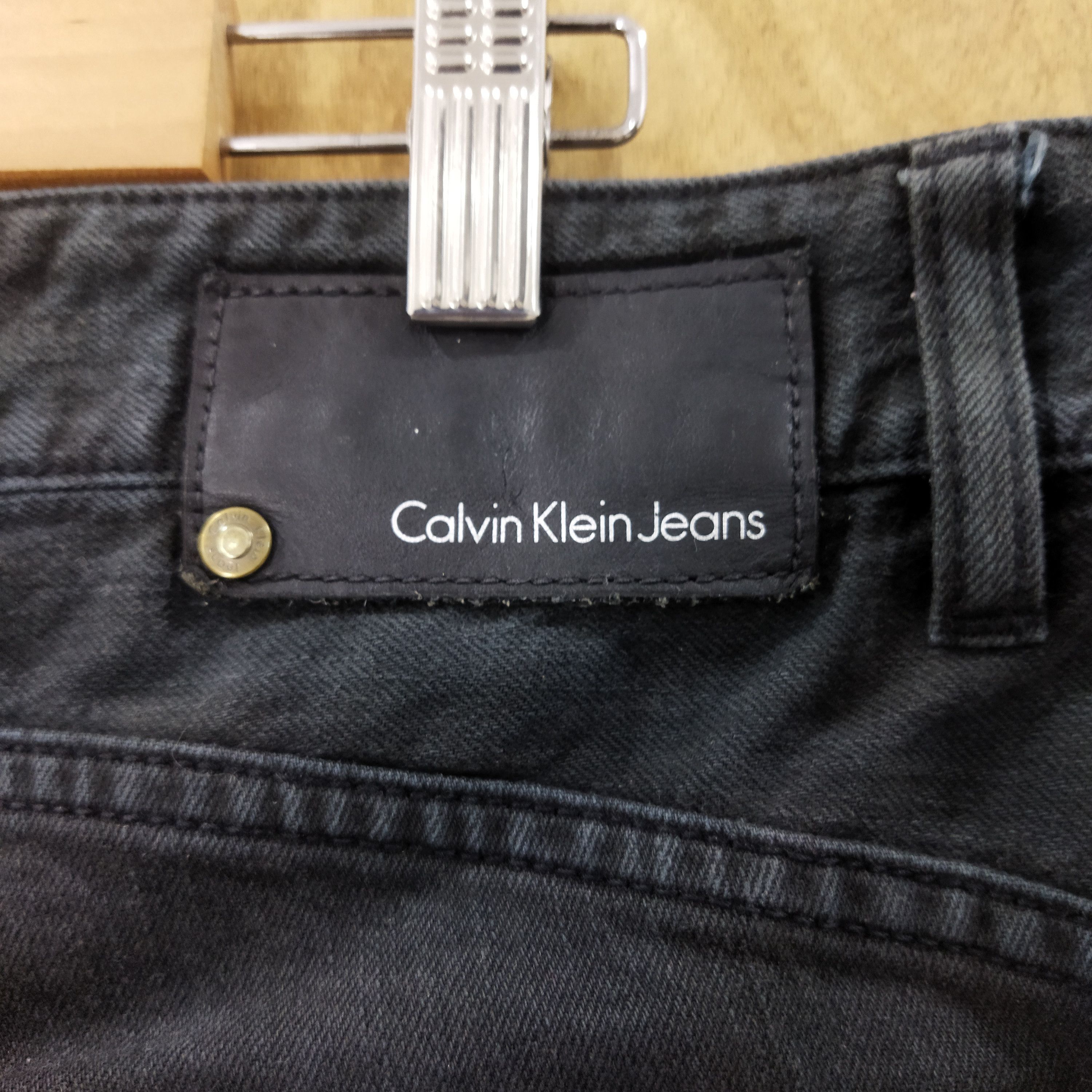 Calvin Klein × Japanese Brand CALVIN KLEIN FADED BLACK JEANS Size US 34 / EU 50 - 10 Thumbnail