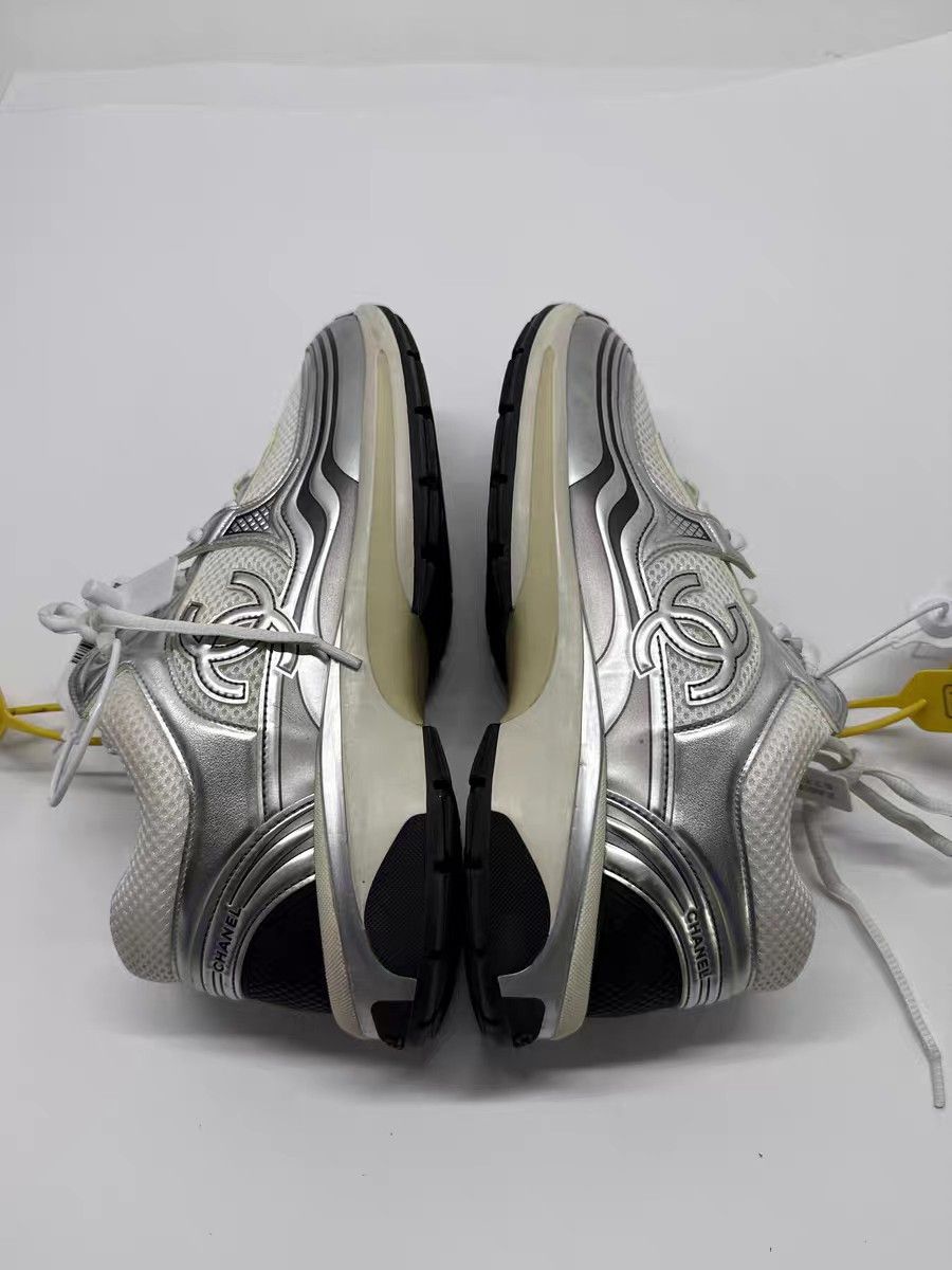 Chanel Chanel Silver Sports Shoes Size 42 -2505 Size US 9 / EU 42 - 2 Thumbnail