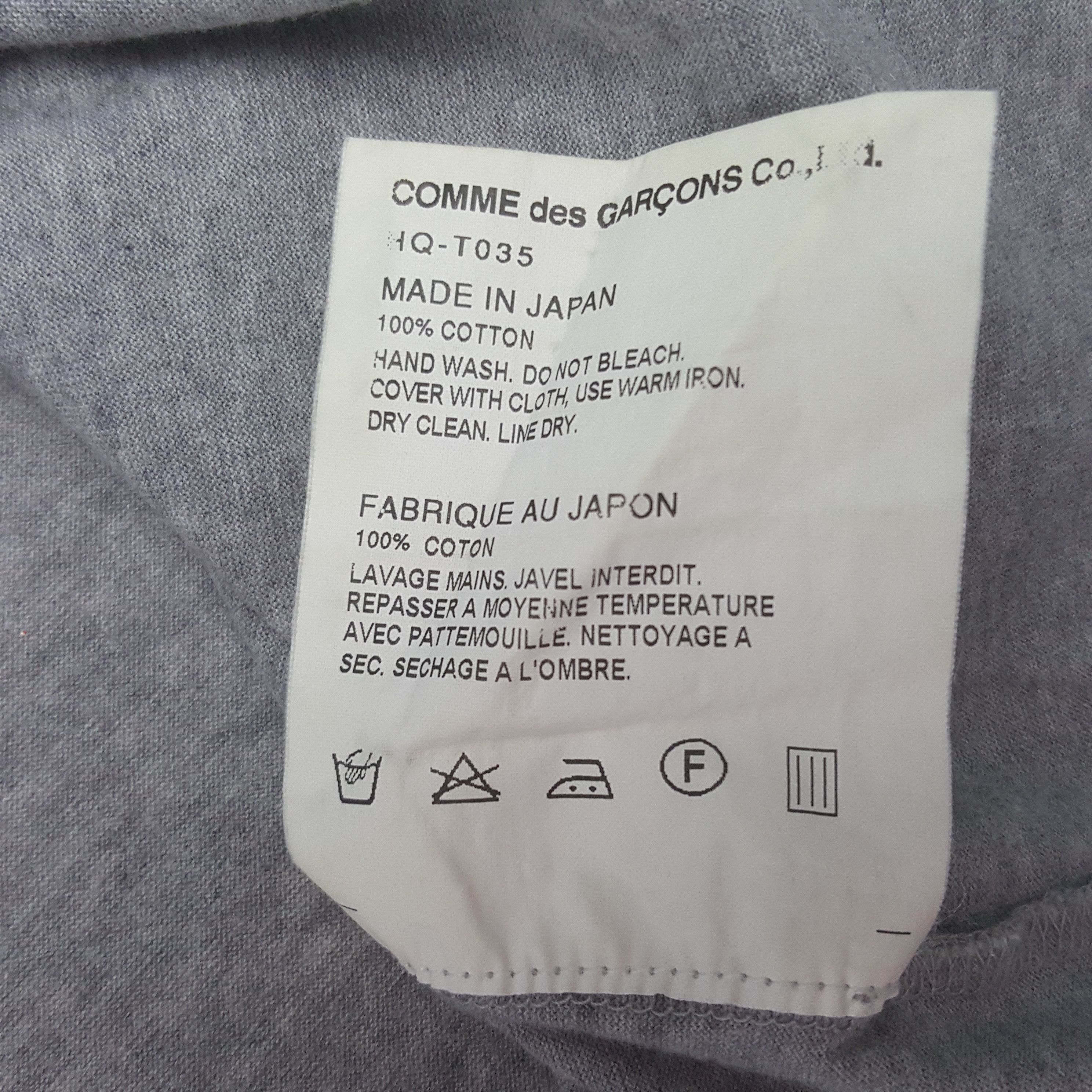 Comme des Garcons Homme Vintage Comme des Garcons Homme Tshirt Size US L / EU 52-54 / 3 - 6 Thumbnail