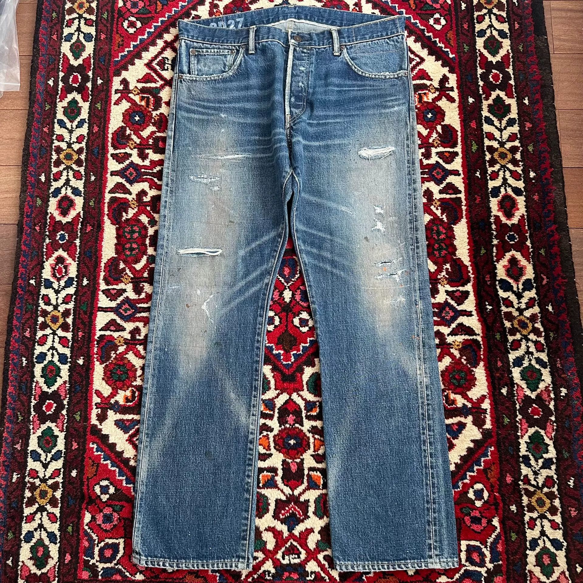 visvim 21ss journeyman denim pants w36l30