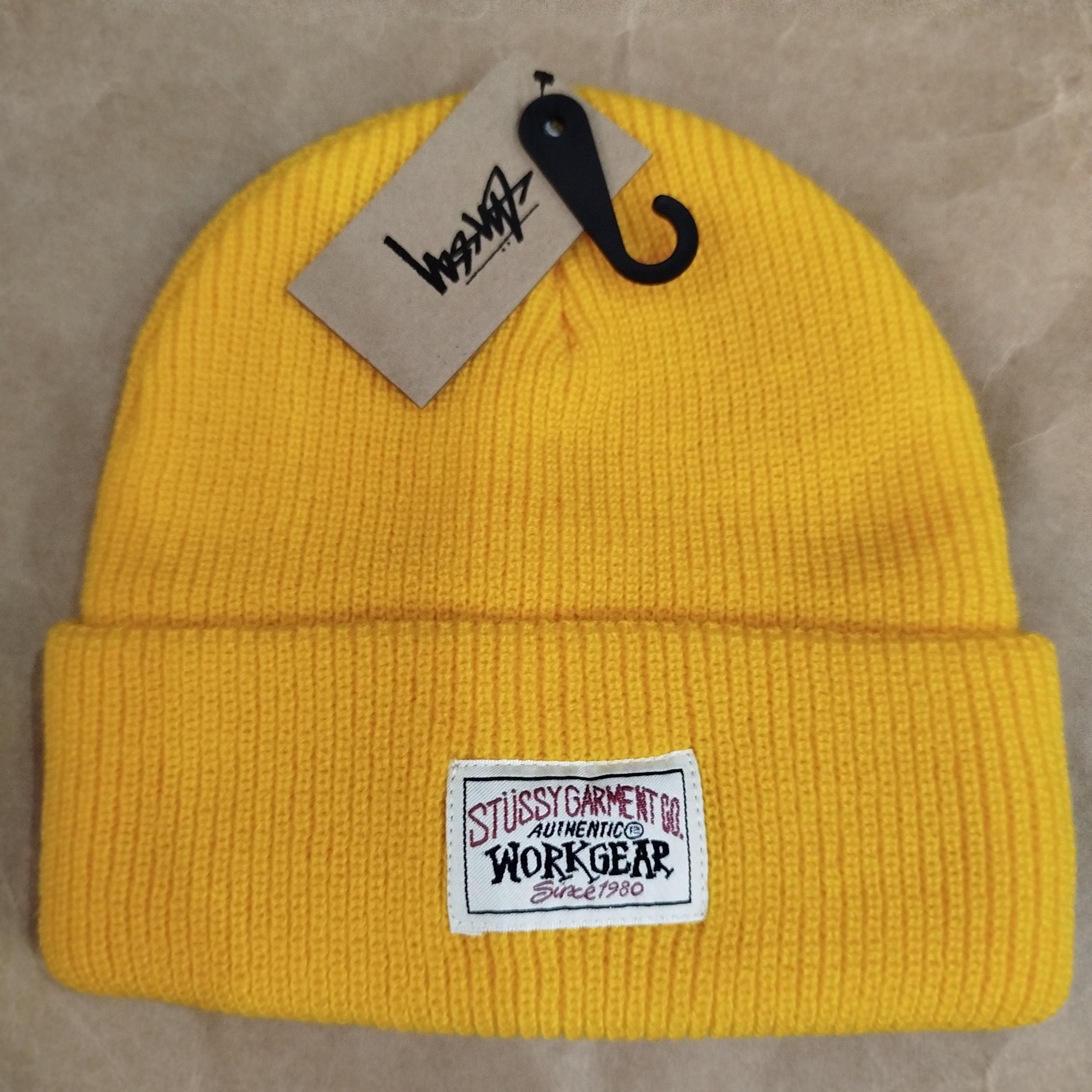 Stussy STUSSY WORKGEAR WAFFLE CUFF BEANIE Size ONE SIZE - 1 Thumbnail