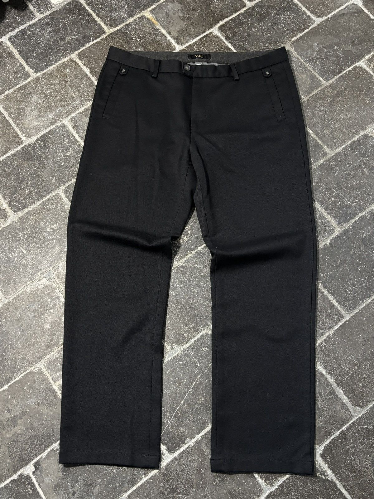 Versace Jeans Couture Versace Jeans Couture Trousers Vintage Versace JC Wool Pants Size US 35 - 1 Thumbnail