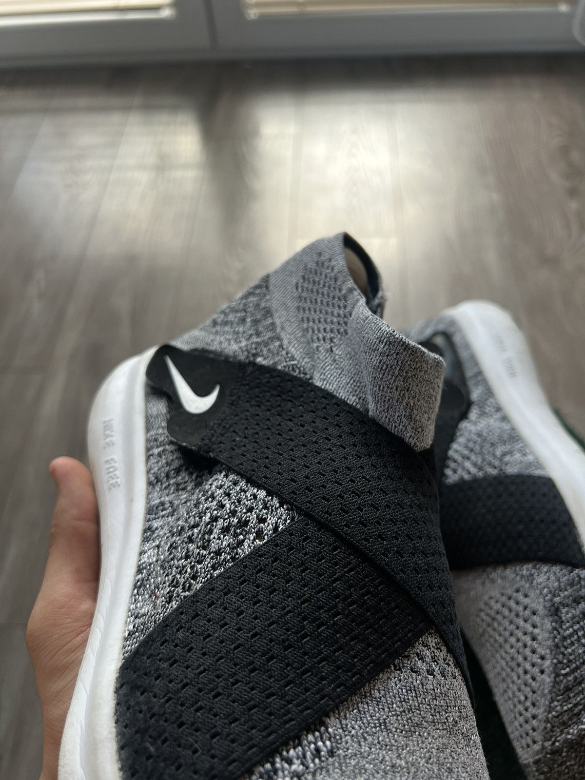Nike Nike Free Run RN Motion 3.0 Flyknit 2 Fly Gray Sneakers Size US 11 / EU 44 - 13 Thumbnail
