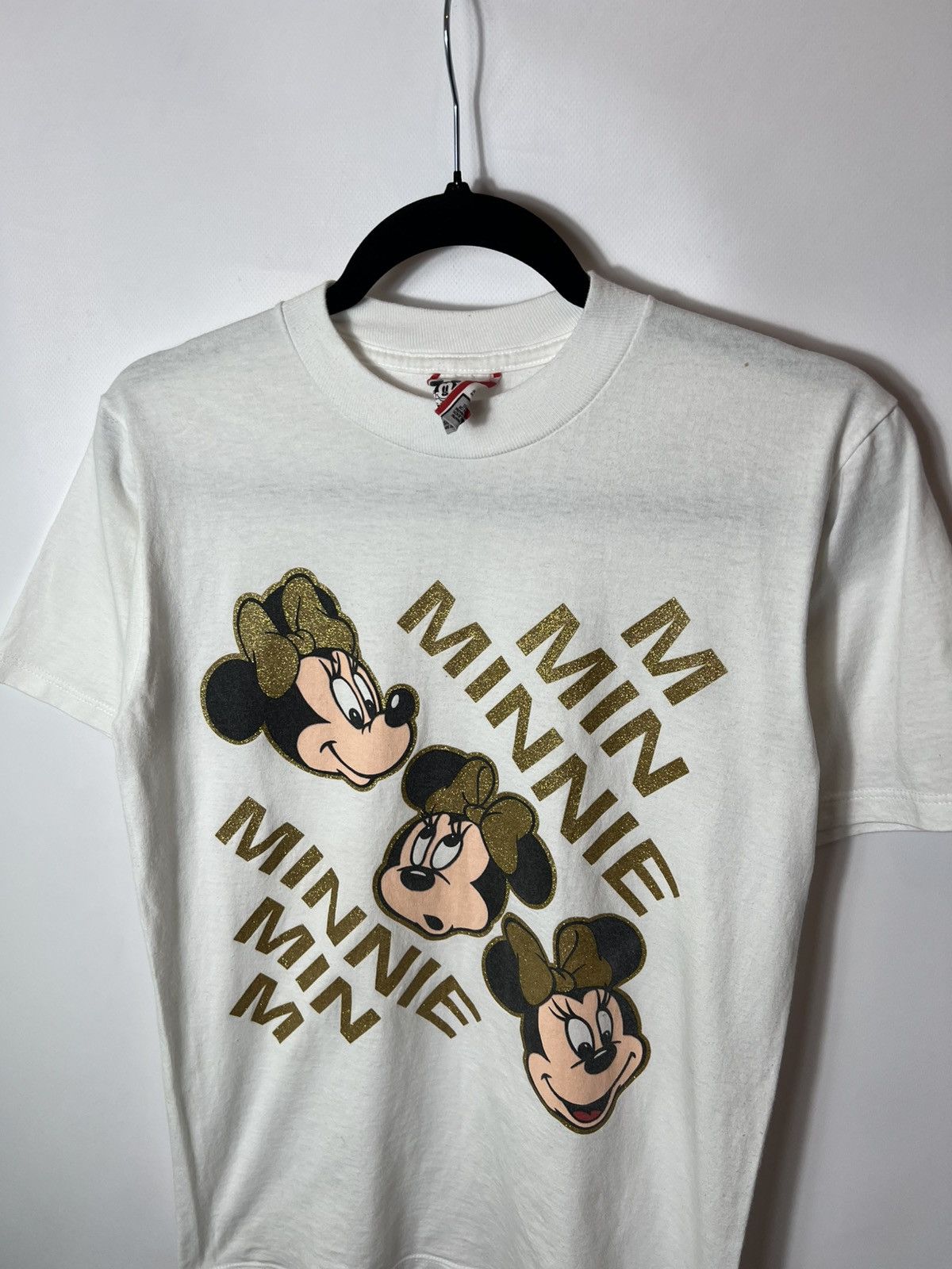Mickey Mouse Vintage 1990's DISNEY Designs Minnie Mickey Mouse T-shirt Size US S / EU 44-46 / 1 - 3 Thumbnail