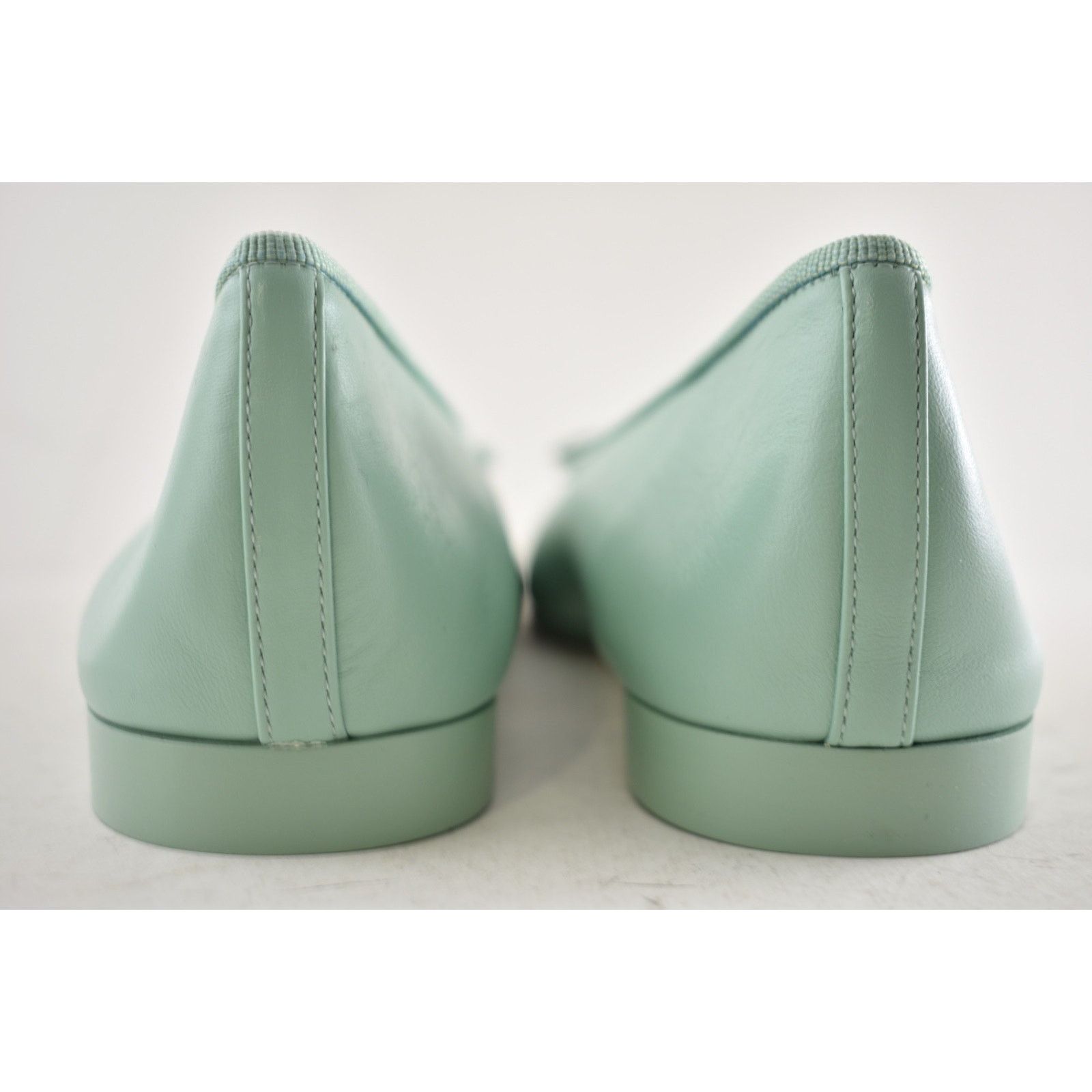 Chanel Chanel Light Green White Lambskin Ballet Flat Size 40 Size US 10 / IT 40 - 21 Thumbnail