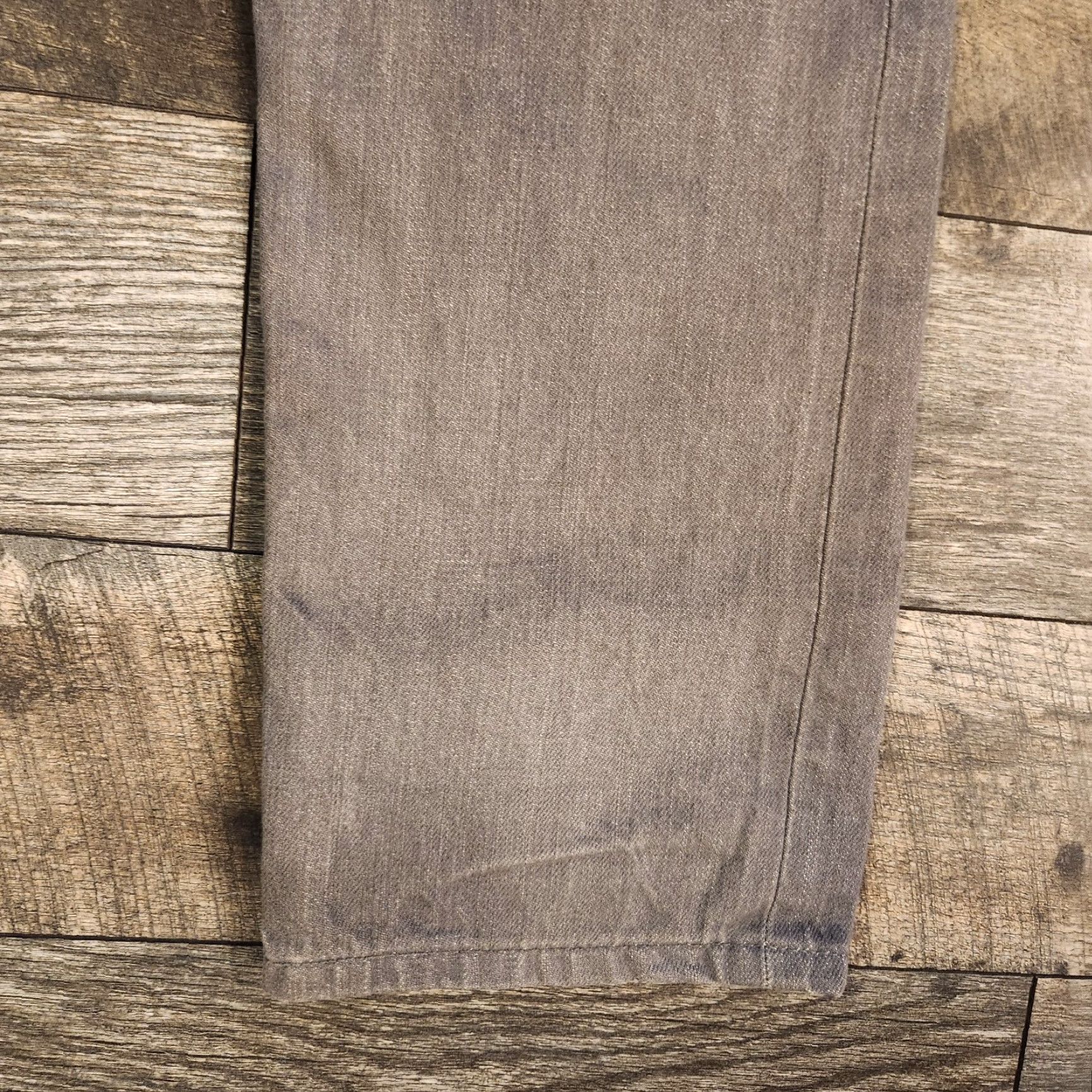 Vintage Naked & Famous Denim Weired Guy Selvedge Jeans Mens 33x34 Gray Denim Tapered Regular Waist 33 Inseam 32 In Size US 32 / EU 48 - 3 Thumbnail