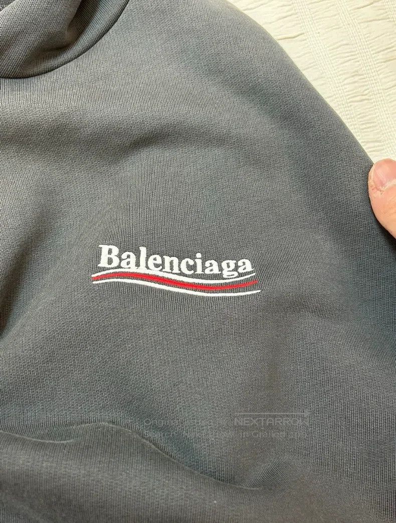 Balenciaga Balenciaga Waves Pattern Hoodie Size US XS / EU 42 / 0 - 4 Thumbnail