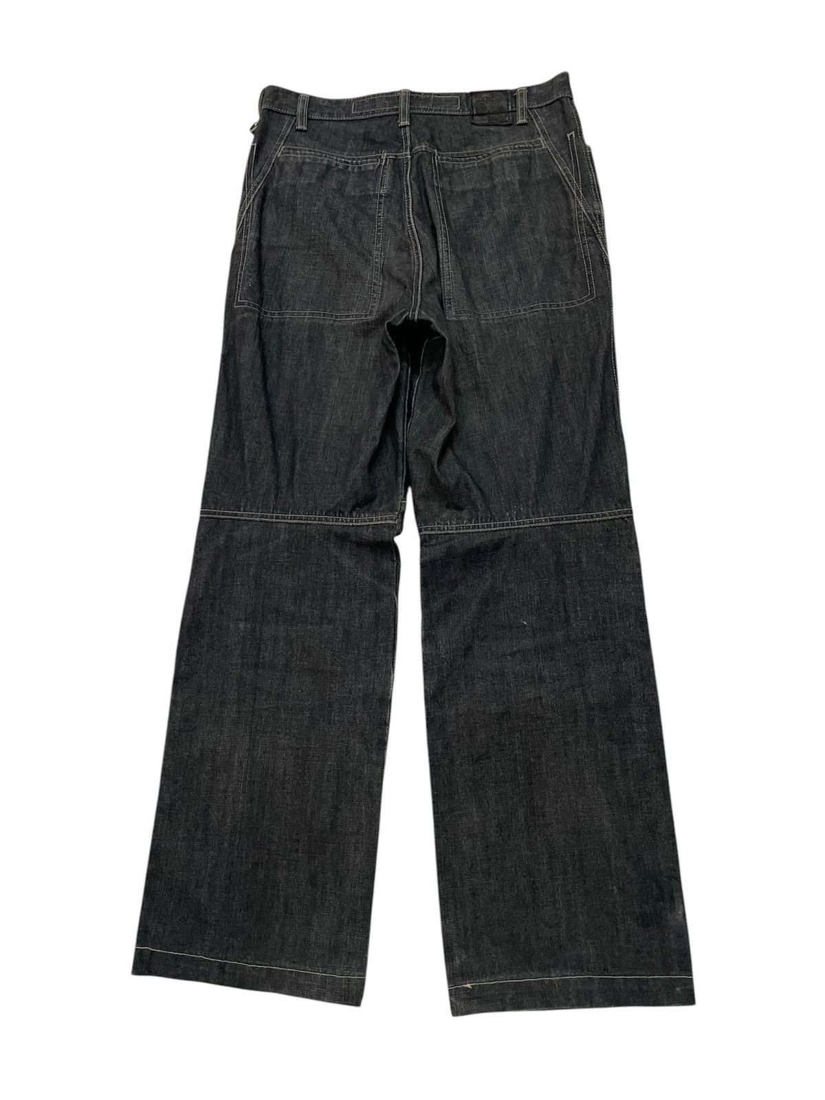 Designer × Marithe + Francois Girbaud Iconic 🔥 Marithe Francois Girbaud Side Tape Denim Pants Size US 30 / EU 46 - 5 Thumbnail
