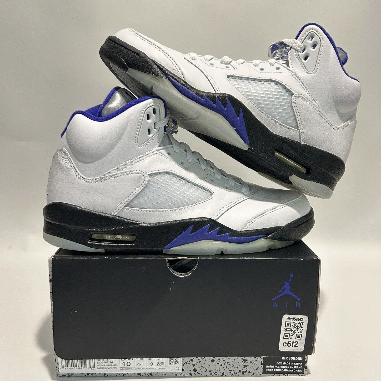 Nike Nike Air Jordan 5 Retro “Dark Concord” 2024 Size US 10 / EU 43 - 1 Thumbnail