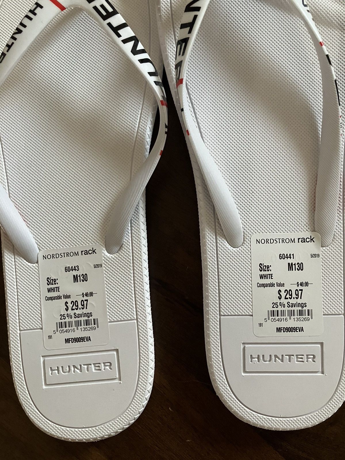 Hunter Hunter Mens Original Exploded Flip-Flop Lightweight Sandals Size US 13 / EU 46 - 2 Thumbnail