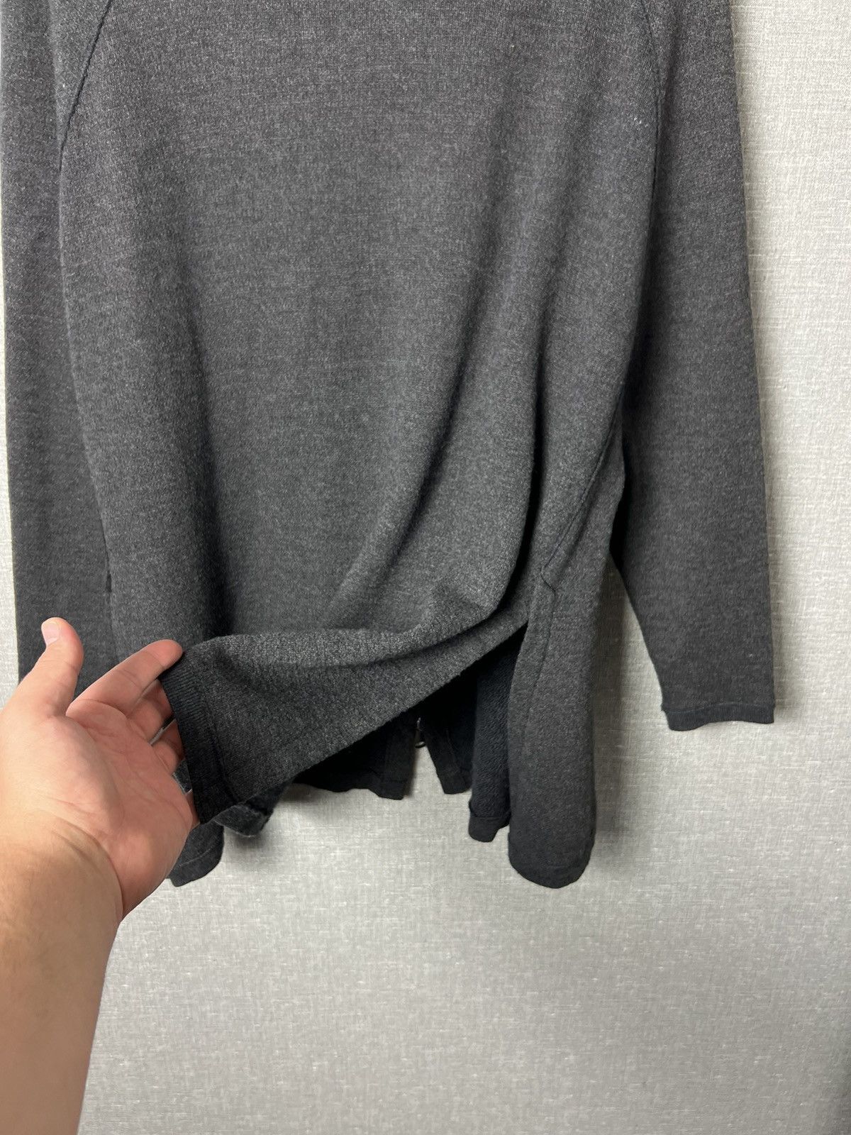 Transit Transit Par Such Asymmetric Zip Cardigan Coat Jacket Size L / US 10 / IT 46 - 13 Thumbnail