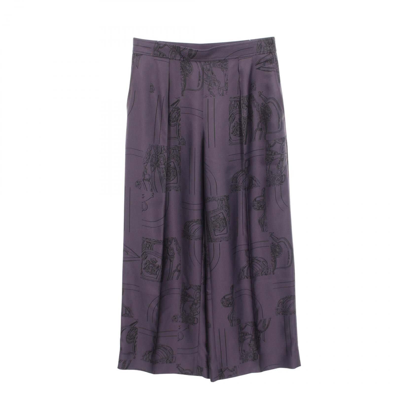 Hermes Hermes Hermes EN DESORDRE FINESSE Silk Pants Textile Pants DUTY FREE for USA Size ONE SIZE - 1 Thumbnail