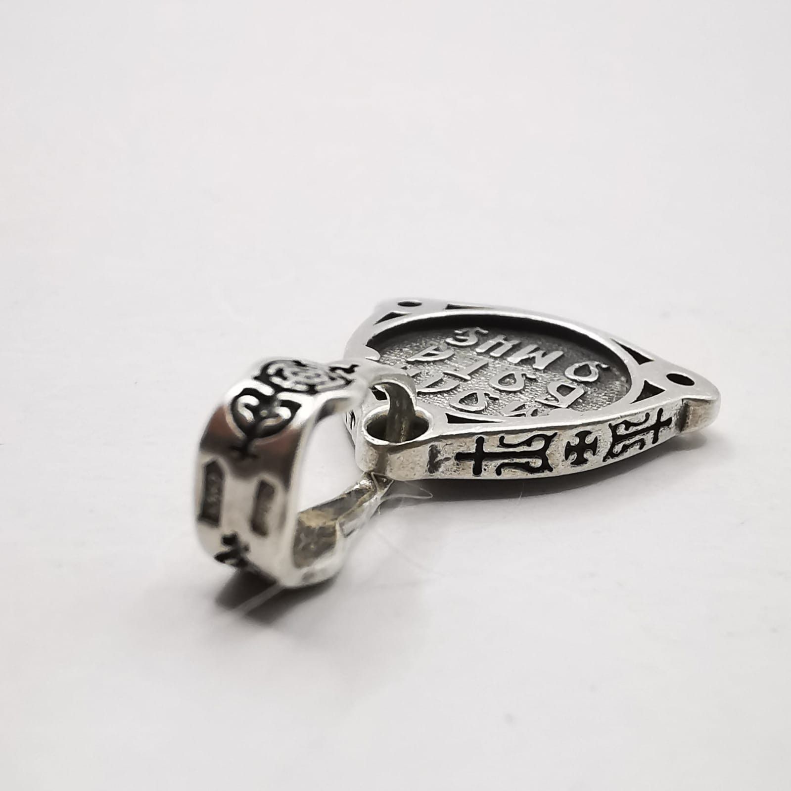 Vintage Vintage Pendant "Alexander Nevsky" 925 Sterling Silver 2,25g Size ONE SIZE - 6 Thumbnail