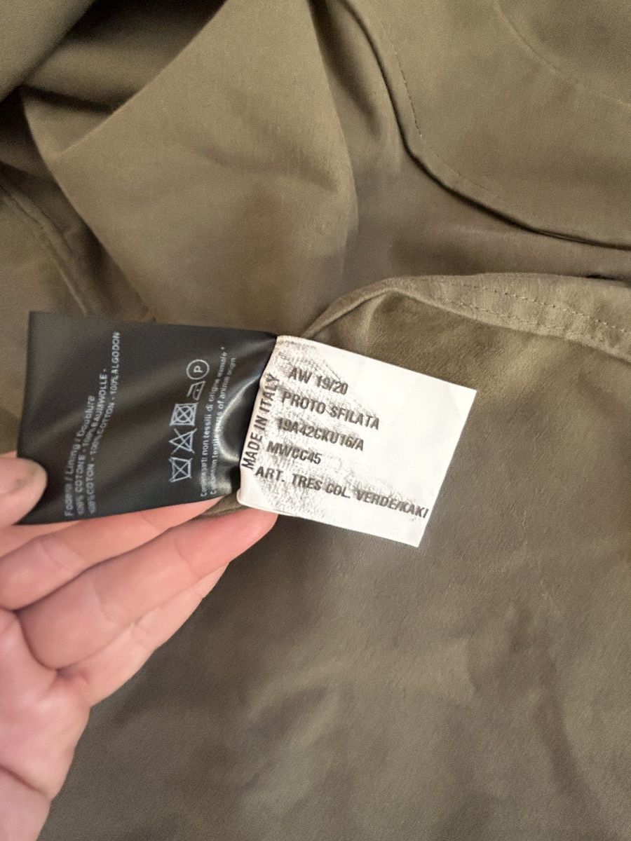 Calvin Klein 205W39NYC × Raf Simons Canceled AW19 Production Sample Military Trench Coat Size US M / EU 48-50 / 2 - 7 Thumbnail