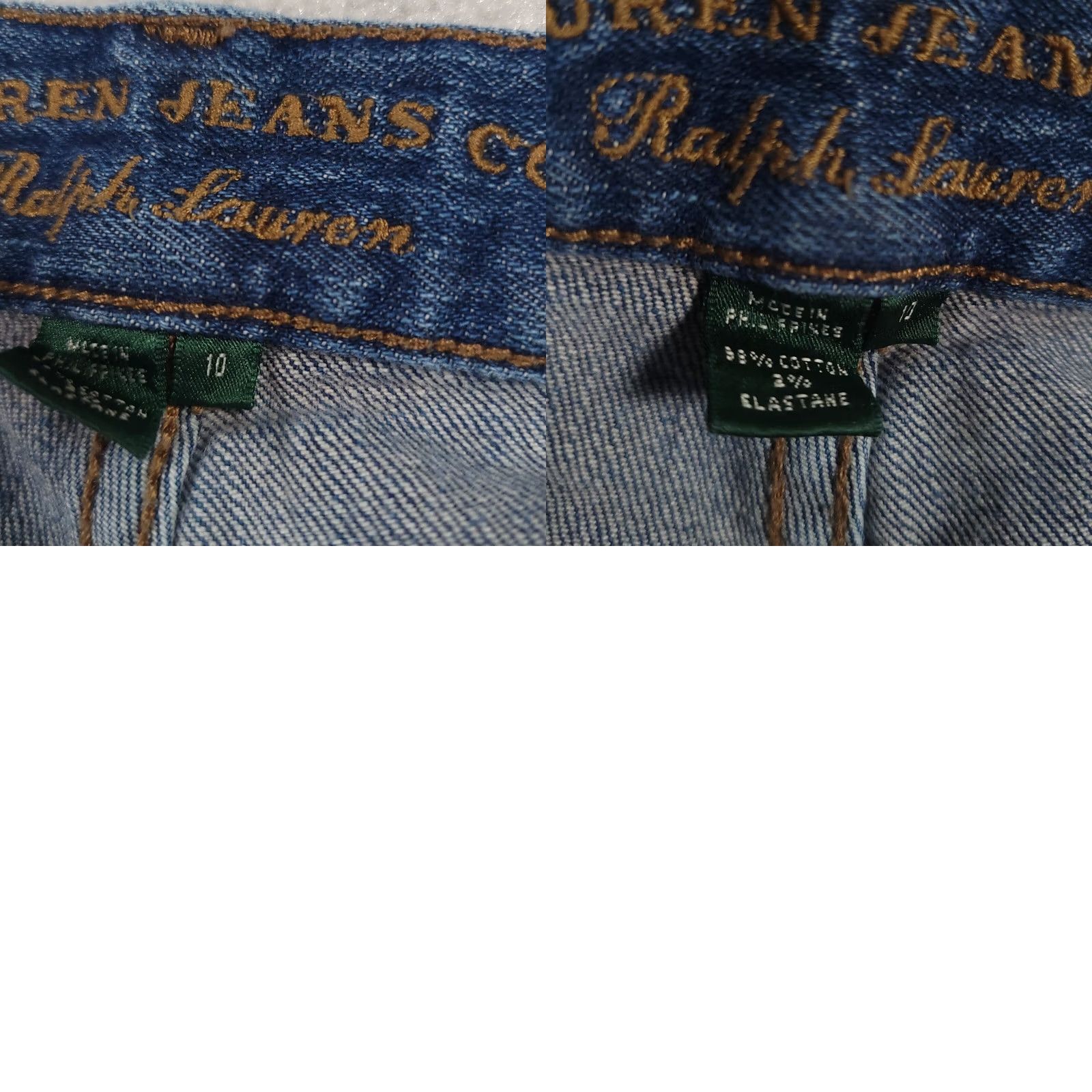 Ralph Lauren Lauren Ralph Lauren Jeans Women's 10 Mid Rise Boot Cut Denim Stretch Medium Wash Size 32" / US 10 / IT 46 - 9 Thumbnail