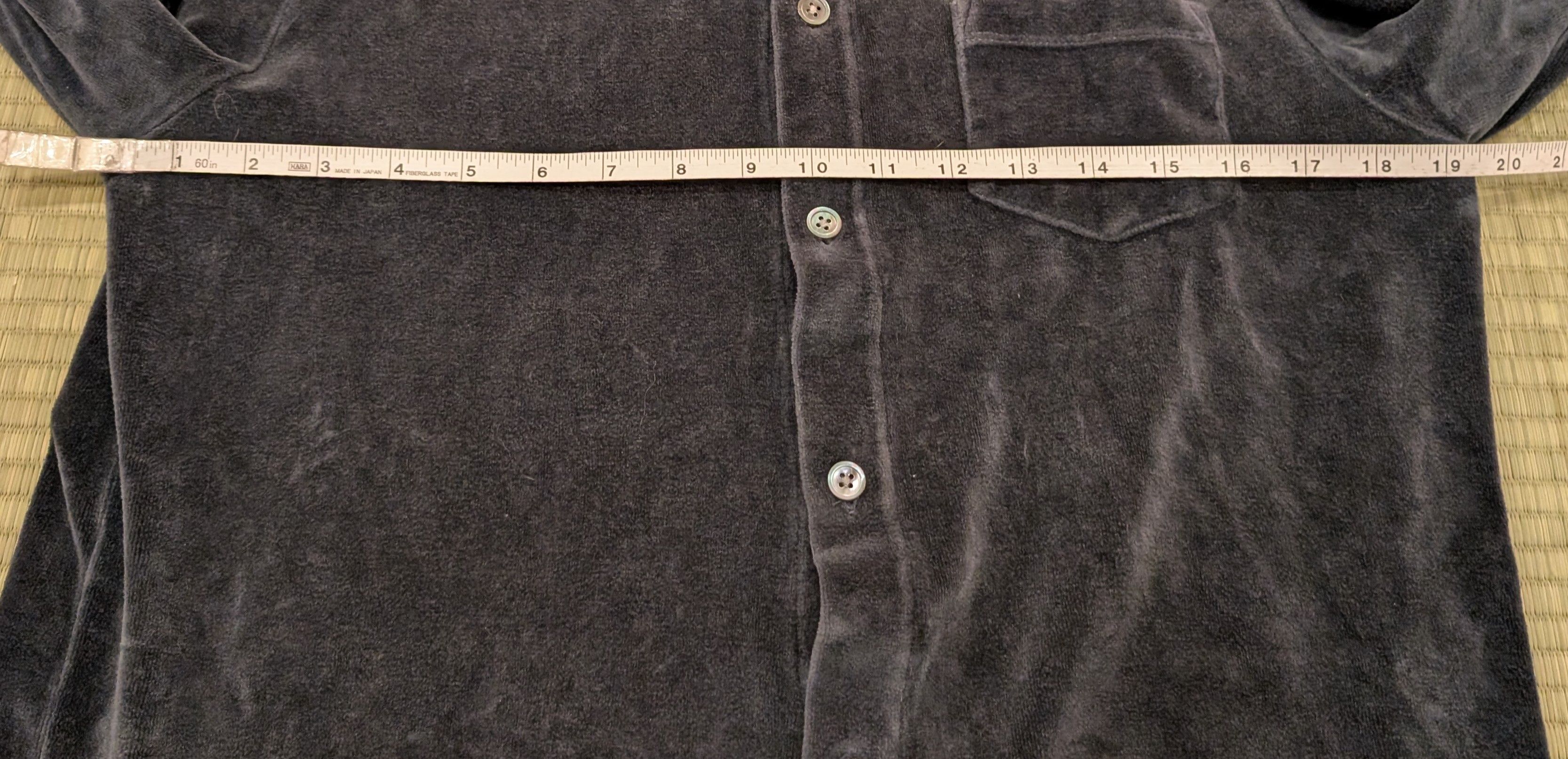 Todd Snyder Todd Snyder Velour Button Up Shirt Made in Portugal Size US M / EU 48-50 / 2 - 5 Thumbnail