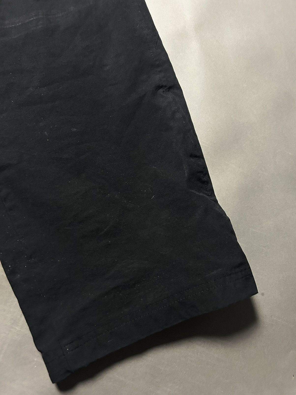 Nike × Vintage Nike vintage nylon black track pants small swoosh drill Y2K Size US 32 / EU 48 - 7 Thumbnail