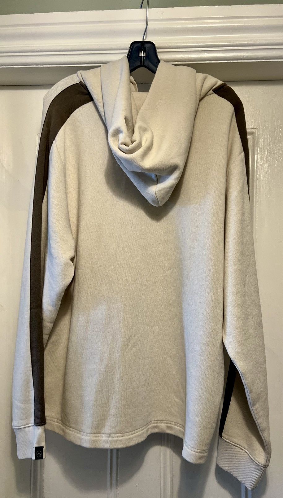 Rag & Bone Authentic Rag & Bone turtledove mixed media hoodie off white Size US L / EU 52-54 / 3 - 4 Thumbnail