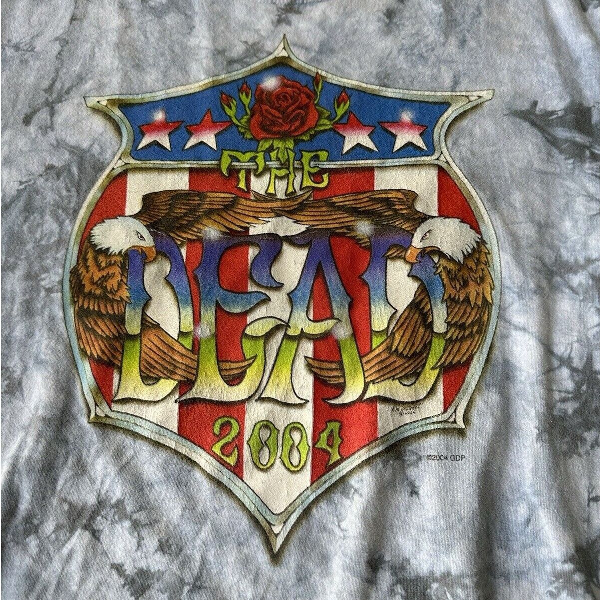 Anvil × Grateful Dead × Vintage 2004 Vintage Grateful Dead Eagle Tie Dye T-Shirt Medium Size US M / EU 48-50 / 2 - 4 Thumbnail